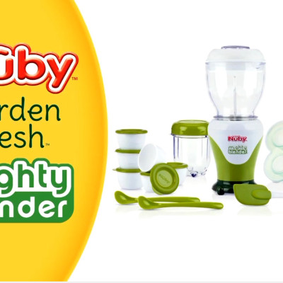 [ 5442-Nuby ] Bộ combo máy xay ăn dặm cho bé, có nhiều phụ kiện đi kèm