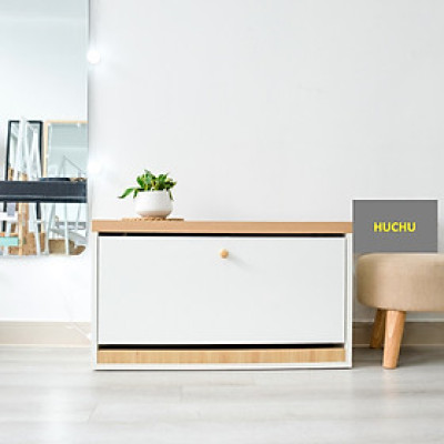 TỦ GIÀY THÔNG MINH 1S GỖ MDF HUCHU để giày tiện lợi cánh lật thông minh