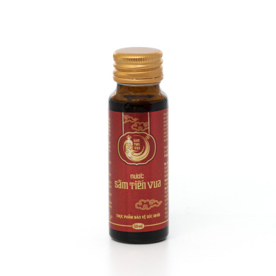 Nước Sâm Tiến Vua (Chai 50ml) Thức Uống Sức Khỏe Cao Cấp, Làm Từ Sâm Bố Chính, Chiết Xuất Hồng Sâm Và 3 Vị Thảo Mộc Quý