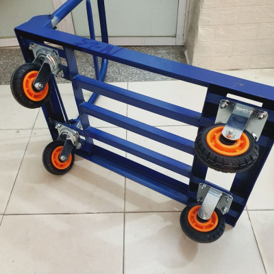 Xe Đẩy Hàng Trọng Tải Lớn 300kg Chất Lượng Cao Chữ V Màu Xanh