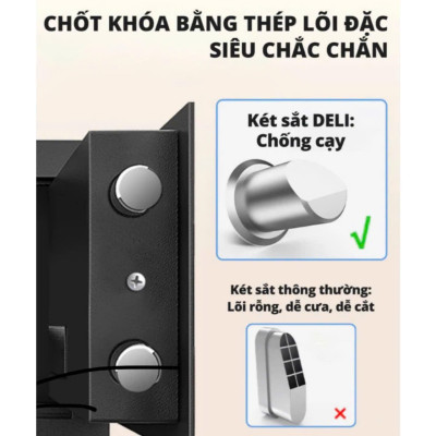 KÉT SẮT ĐIỆN TỬ THÔNG MINH E25, CHỐNG CHÁY, BẢO MẬT AN TOÀN CAO