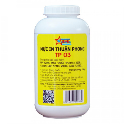 (Bộ 10 chai) Mực đổ Thuận Phong TP03 dùng cho máy in HP / Canon - Hàng Chính Hãng
