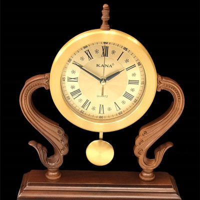 Đồng hồ để bàn quả lắc gỗ cao cấp BL-01(LM)