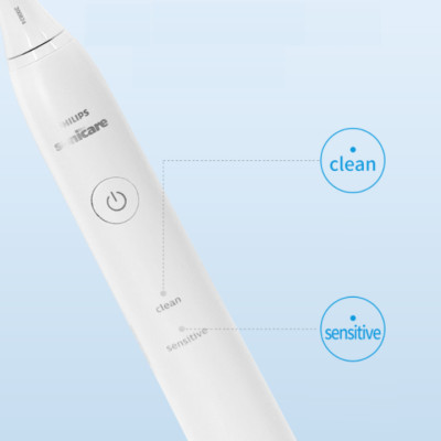 Bàn chải đánh răng điện Philips Sonicare HX2421 tích hợp 2 chế độ làm việc Clean, Sensitive - Hàng Nhập Khẩu