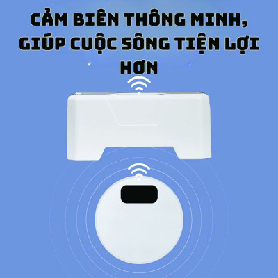 Bộ Xả Nước Bồn Cầu Cảm Biến AI Thông Minh Tự Động Nhấn Nút Giúp Nhà Vệ Sinh Luôn Sạch Sẽ, Gia Dụng Thông Minh