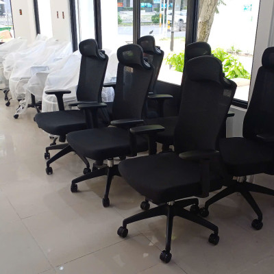 Ghế lưới làm việc tại nhà cao cấp CM4541-M Nội thất Capta Ghế trưởng phòng lưng cao có tựa đầu tay chữ T điều chỉnh độ cao Office Chair