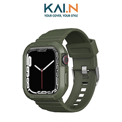 Dây Đeo Kèm Ốp Kai.N Elegant Shock Proff Dành Cho Apple Watch Tất Cả Series_ Hàng Chính Hãng