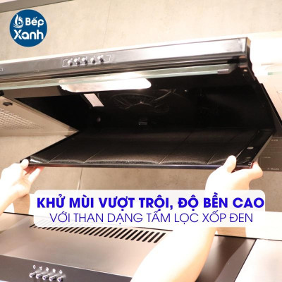 Máy Hút Mùi Classic Malloca H107B - Công Suất Hút 350 m3/h - Ngang 70cm - Hàng Chính Hãng