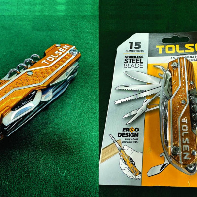 BỘ DAO XẾP ĐA NĂNG 15 IN 1 TOLSEN 30048 - HÀNG CHÍNH HÃNG