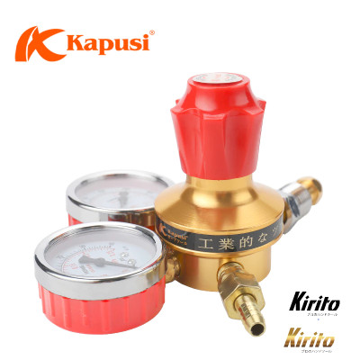 Đồng hồ ga điều áp khí gas KAPUSI Nhật Bản, van giảm áp, áp suất 15Mpa