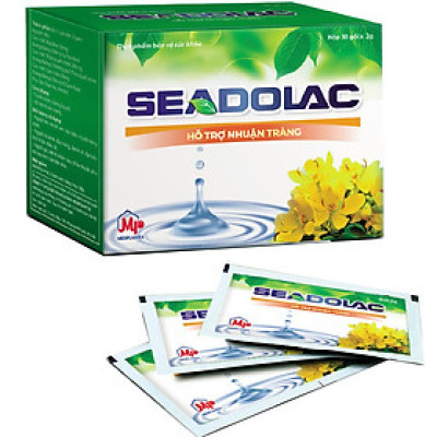 SEADOLAC HỖ TRỢ NHUẬN TRÀNG TỰ NHIÊN CHO TRẺ EM VÀ NGƯỜI LỚN hộp 30 gói/2g