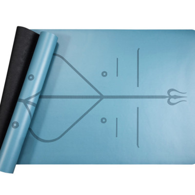 Thảm Yoga Cao Su Định Tuyến PU (Tặng kèm Túi đựng Thảm Và Dây Buộc Thảm)