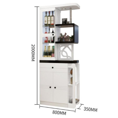 Tủ Vách Ngăn Gỗ MDF Nhập Khẩu Juno Sofa HHP-TVN1904-08 Cao Cấp