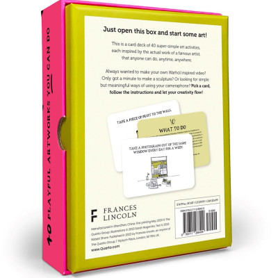 Sách - Open This Box And Make Some Art - 40 Playful Artworks You Can Do by Robert Shore (UK edition, Cards)