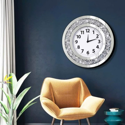  Đồng Hồ Treo Tường Pha Lê Tráng Gương Diamond 40cm Cao cấp Nội dung