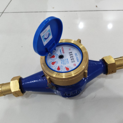 Đồng hồ nước sạch KOMAX DN20 (Phi 27), Chống chảy ngược, Thích hợp cho Công trình, gia đình, Có kiểm định - HÀNG CHÍNH HÃNG