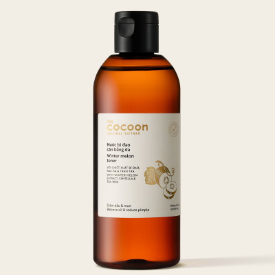 Toner nước bí đao cân bằng da Cocoon 310ml ngăn ngừa mụn ẩn, làm sạch da thuần chay