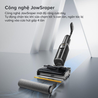 Máy Hút Bụi Lau Sàn Roborock F25 Sấy Giẻ Lau Bằng Khí Nóng Khử Khuẩn 22.000 Pa - Hàng Chính Hãng