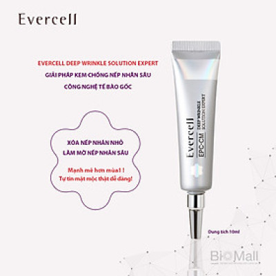 "Giải pháp chuyên gia chống Nếp nhăn sâu Công nghệ Tế bào gốc EVERCELL Deep Wrinkle Solution Expert 10ml  "
