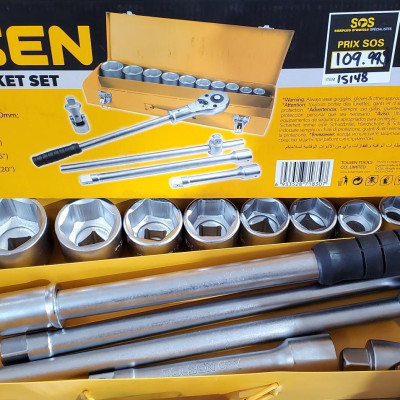 BỘ TUÝP VÀ CẦN MỞ 3/4 INCH 15 CHI TIẾT TOLSEN 15148 - HÀNG CHÍNH HÃNG