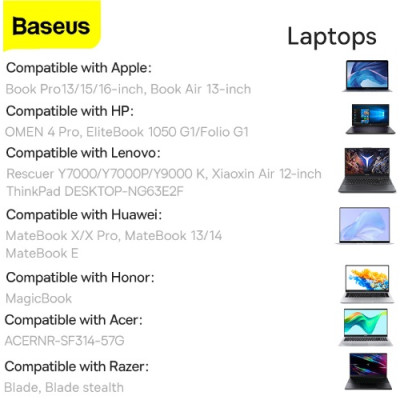 Hub chuyển Baseus Lite Series 6-Port Type-C HUB Docking Station- hàng chính hãng