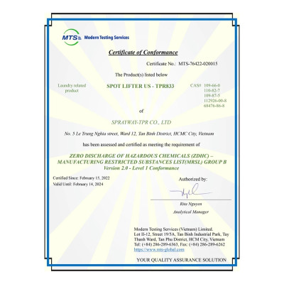 Chai xịt tẩy dầu Spot Lifter 833 (Không chất Chlorinated)