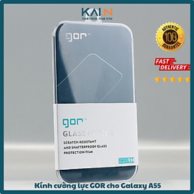 Cường Lực Gor Dành Cho Samsung Galaxy A55/ A35/ M55/ S24 Fe, Combo 2 miếng, không viền đen, vát cạnh 2.5D_ Hàng chính hãng
