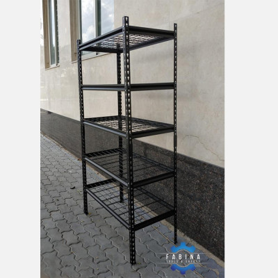 Kệ 5 tầng tấm lưới màu đen ngang 76cm