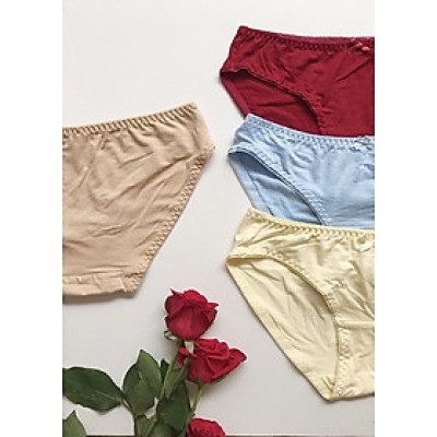 COMBO 5 QUẦN MW COTTON TRƠN - SIZE L