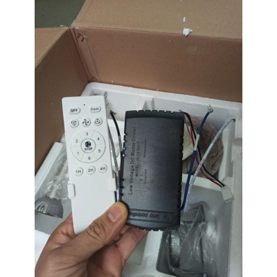 Đèn quạt SCATNER trang trí nội thất hiện đại - kèm điều hiển từ xa tiện lợi