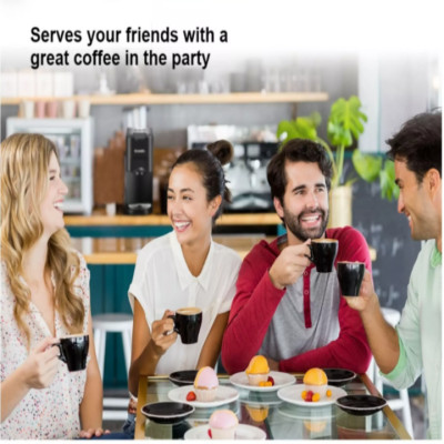 Máy pha cà phê 3 trong 1 thương hiệu cao cấp DSP KA3046 - Công suất: 1450W - Hàng Nhập Khẩu 