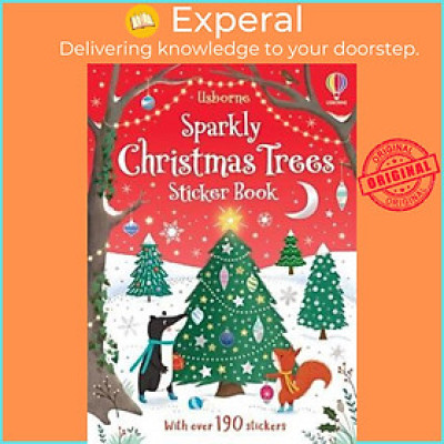 Sách - Sparkly Christmas Trees by Jessica Greenwell,Lucy Barnard (UK edition, paperback)