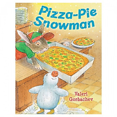 Pizza-Pie Snowman