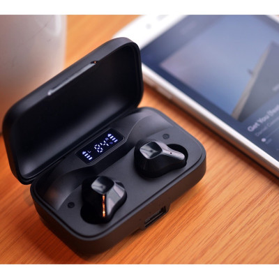 Tai nghe True Wireless Energizer UB2609 Bluetooth V5.0 - tích hợp sạc dự phòng, kháng nước - HÀNG CHÍNH HÃNG