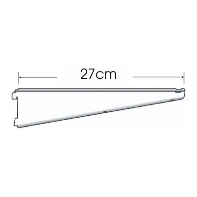 Bộ 4 Tay Đỡ Kệ Ray Tường Con Thuyền SMLIFE Railshelf L27 - Phụ Kiện Thành Phần Để Lắp Hệ Kệ Ray Tường Railshelf