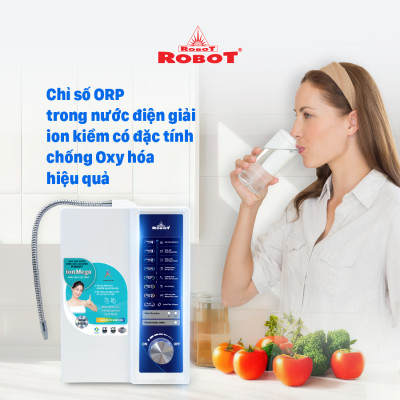 Máy Lọc Nước Điện Giải Ion Kiềm ROBOT ionMega 117 Dòng Máy Cơ - Hàng Chính Hãng