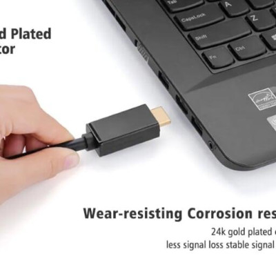Ugreen UG10204DP101TK 5M Màu Đen Cáp chuyển đổi Displayport sang HDMI thuần đồng - HÀNG CHÍNH HÃNG
