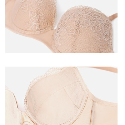 Áo lót ren nữ nâng ngực có gọng, mút mỏng Triumph Simply Style Larkspur WHP 3918 giúp ôm và hỗ trợ nâng ngực tùy chỉnh, họa tiết ren hoa sang trọng