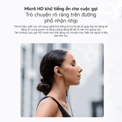 Tai Nghe Có Dây Xiaomi Type-C Earphone | Kết Nối Type-C | Micrô Nghe Gọi | Hàng Chính Hãng