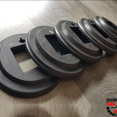 Combo 5 ốp nhựa treo máy đồng hồ treo tường