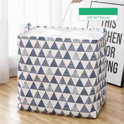 Túi Bạt Đựng Quần Áo Chăn Mền Chống Thấm Nước Sọt Đựng Đồ Gấp Gọn Đa Năng Cỡ Đại 60x45x20cm - Siêu To - Giao Mầu Ngẫu Nhiên