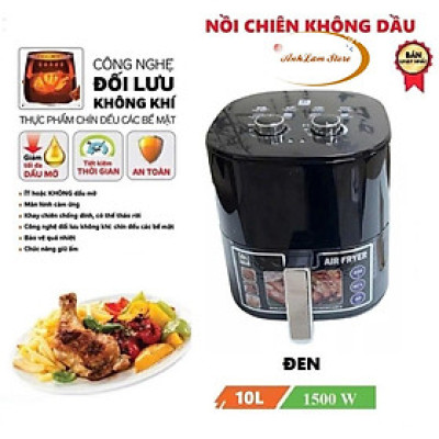 Nồi chiên không dầu thế hệ mới dung tích lớn, công suất 1500W - Hàng nhập khẩu
