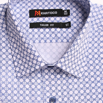 Áo sơ mi Khatoco tay ngắn