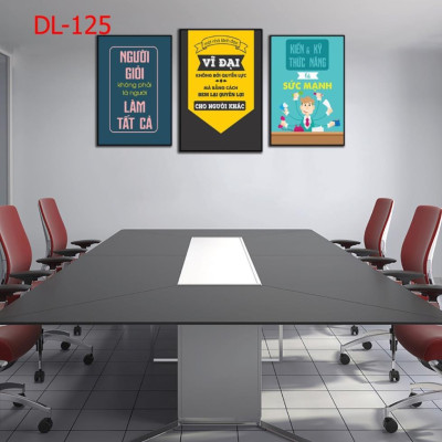 Tranh gỗ MDF treo tường, tranh treo tường, tranh động lực, tranh slogan, tranh trang trí văn phòng