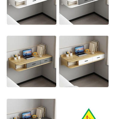 Bàn làm việc, bàn trang điểm treo tường bằng gỗ  BTT401 - Nội thất lắp ráp Viendong Adv