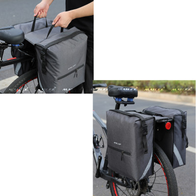 Túi Yên Sau Xe Đạp Mai Lee T-025 Dung Tích Lớn 25L, 2 ngăn, Chất Liệu Vải Oxford, Túi Đựng Hành Lý Đa Năng Cho Xe Đạp Địa Hình - Mai Lee