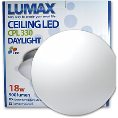 ĐÈN ỐP TRẦN LUMAX#CPL330/W-18LED/6K-XD (18W)