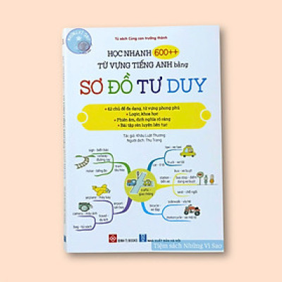Sách - Học Nhanh 600++ Từ Vựng Tiếng Anh Bằng Sơ Đồ Tư Duy - Bìa Mềm