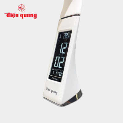 Đèn bàn LED Bảo vệ thị lực Điện Quang ĐQ LDCL1.1 (Đèn bàn 5W, tích hợp đồng hồ báo thức)