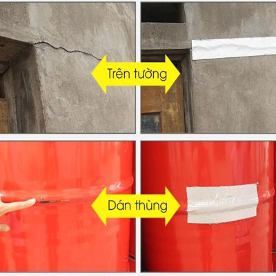 Cuộn Băng Keo Chống Thấm Dột Kích Thước Dài 5m x rộng 10cm - Hàng Loại 1 Chính Hãng MINIIN